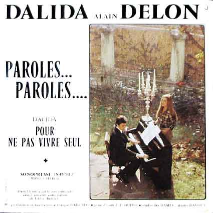 Dalida et Alain Delon