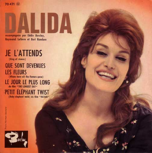 Pochettes de vinyles Sp cial Dalida 